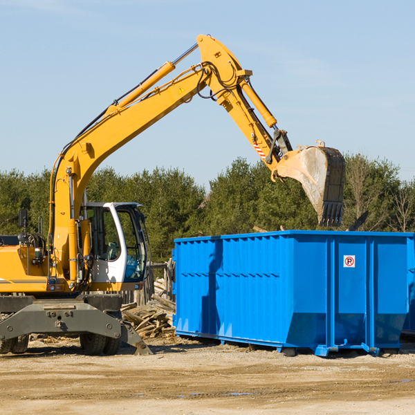 can i choose the location where the residential dumpster will be placed in Hiwassee Virginia